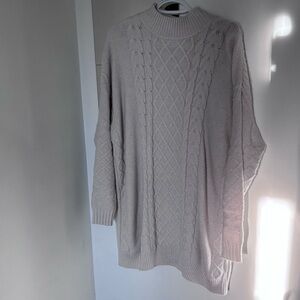 Reitmans Cable Knit Mock Neck Sweater